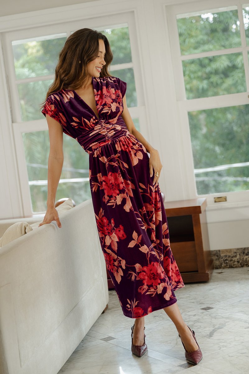 Hidden Garden Floral Maxi Dress