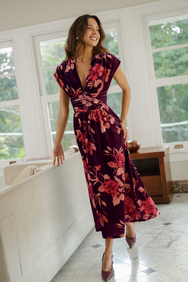 Hidden Garden Floral Maxi Dress - Image 3