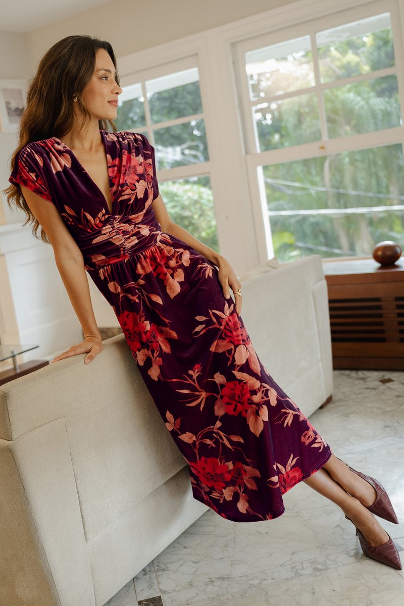 Hidden Garden Floral Maxi Dress - Image 5