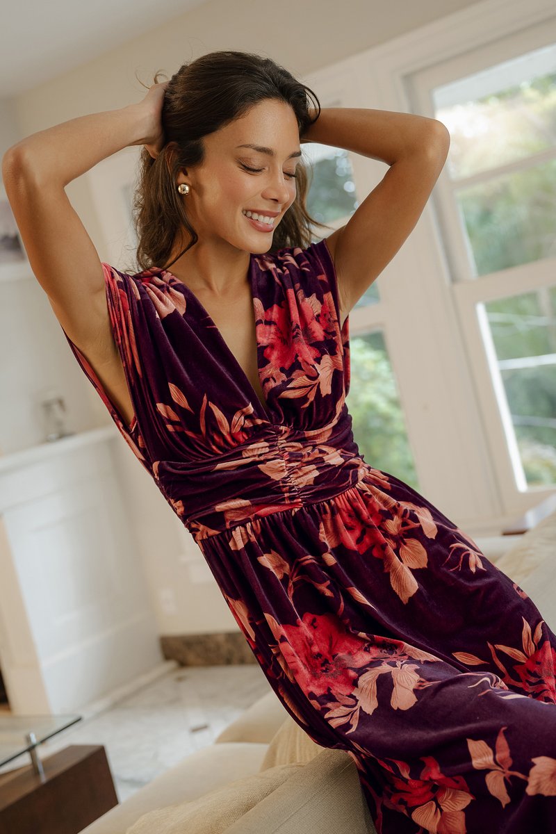 Hidden Garden Floral Maxi Dress - Image 6