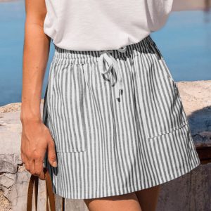 Sweet on You Striped Mini Skirt