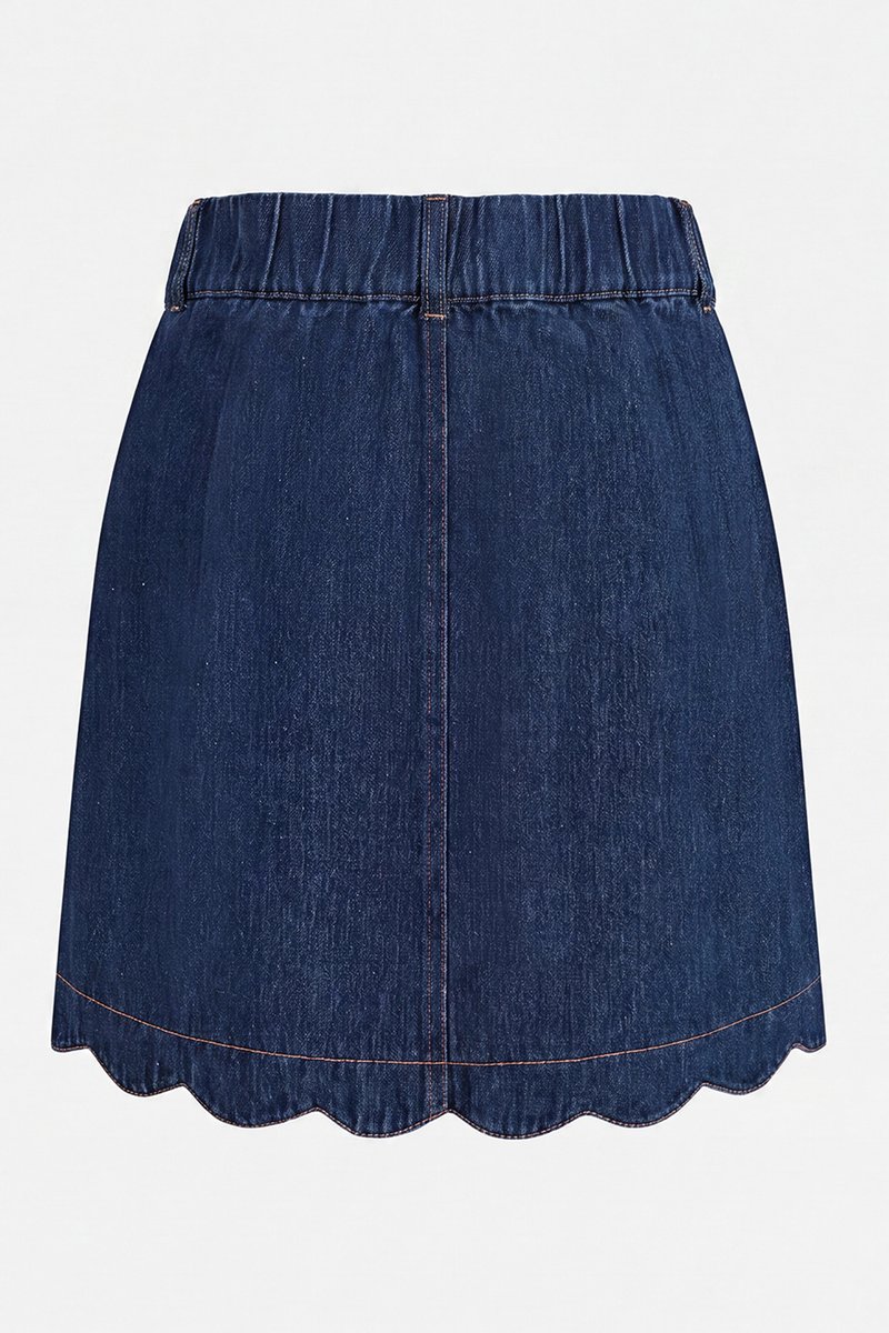 Round & Round Blue Mini Skirt - Image 7