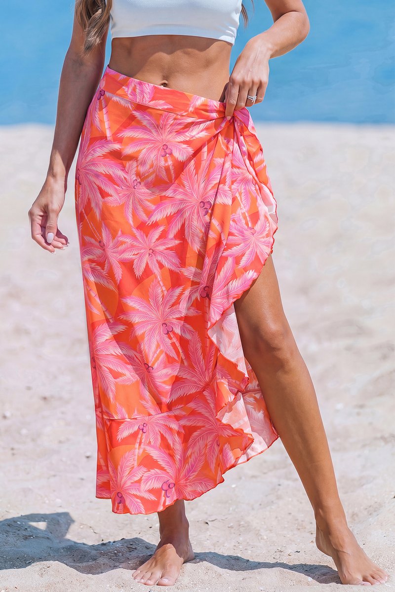 Saltwater Glow Tropical Cover-Up Sarong
