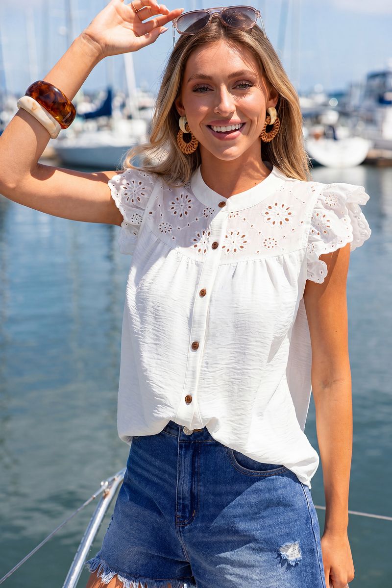 Heart of Gold White Top