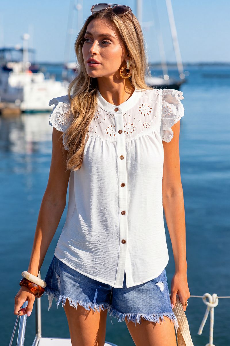 Heart of Gold White Top - Image 3