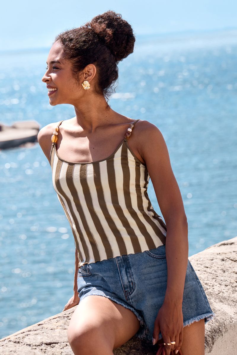 Magic Hour Striped Top - Image 4